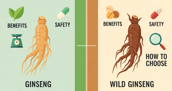 Ginseng vs. Wild Ginseng