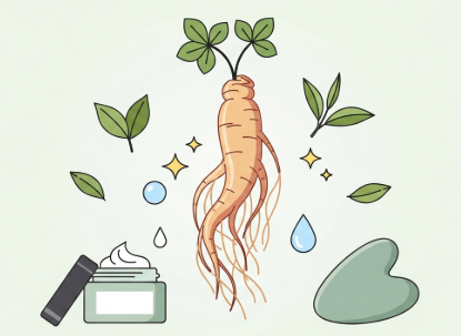 Ginseng to improve skin health and vitality