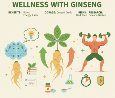 Ginseng to support mental and physical wellness
