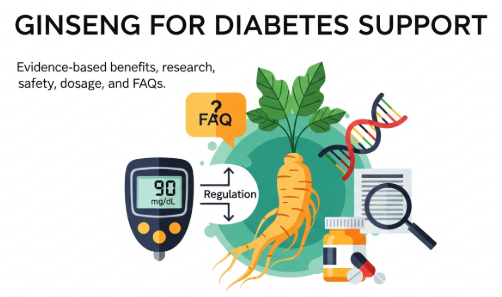 Ginseng for diabetes support