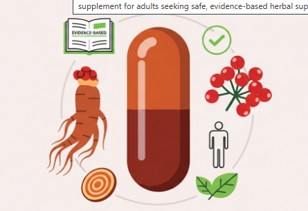 High-quality Korean red ginseng supplement for adult wellness