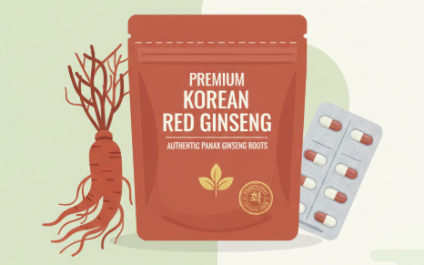 High-quality Korean ginseng supplement with verified ginsenosides