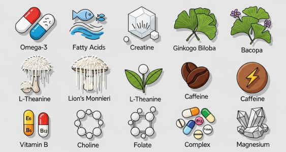 supplements that support cognitive performance and brain health