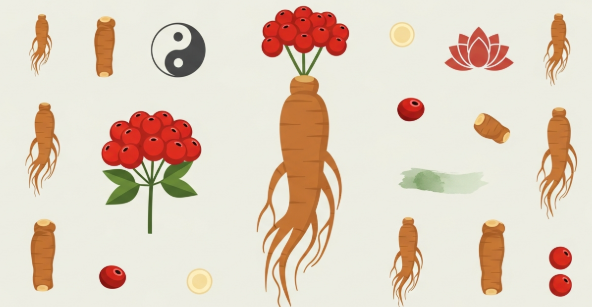 Korean ginseng root supporting daily wellness naturally