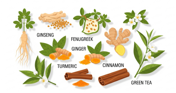 medicinal plants used as herbs for metabolic health support