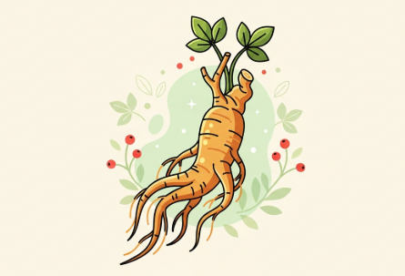 illustration showing how ginseng supports overall health through multiple body systems