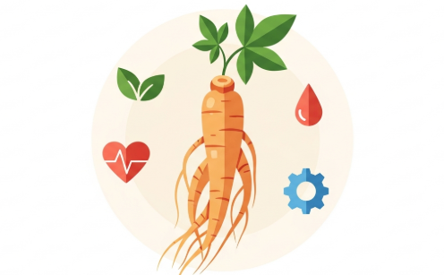 Korean ginseng for healthy blood sugar balance support