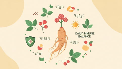 Korean ginseng for daily immune support naturally