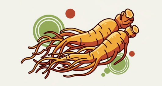 Korean ginseng supplement supporting natural stamina and endurance