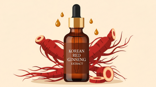 high quality extract made from Korean red ginseng roots