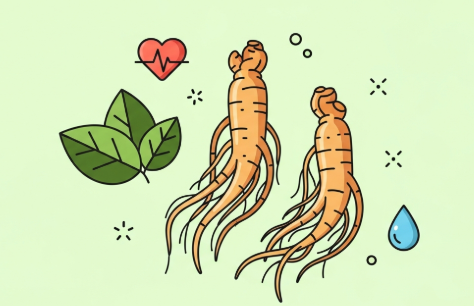 Korean ginseng roots as a natural supplement supporting daily health and vitality
