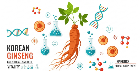 natural herbal supplements for vitality with Korean ginseng root