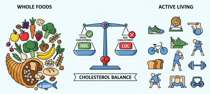 dietary and lifestyle approaches as natural ways to support healthy cholesterol