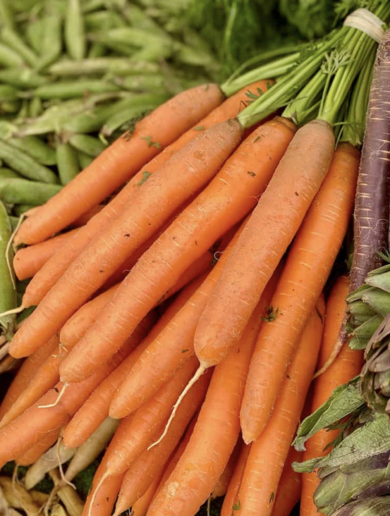 carrots-vitamin-a-eye-health Carrots rich in beta-carotene and vitamin A for eye health