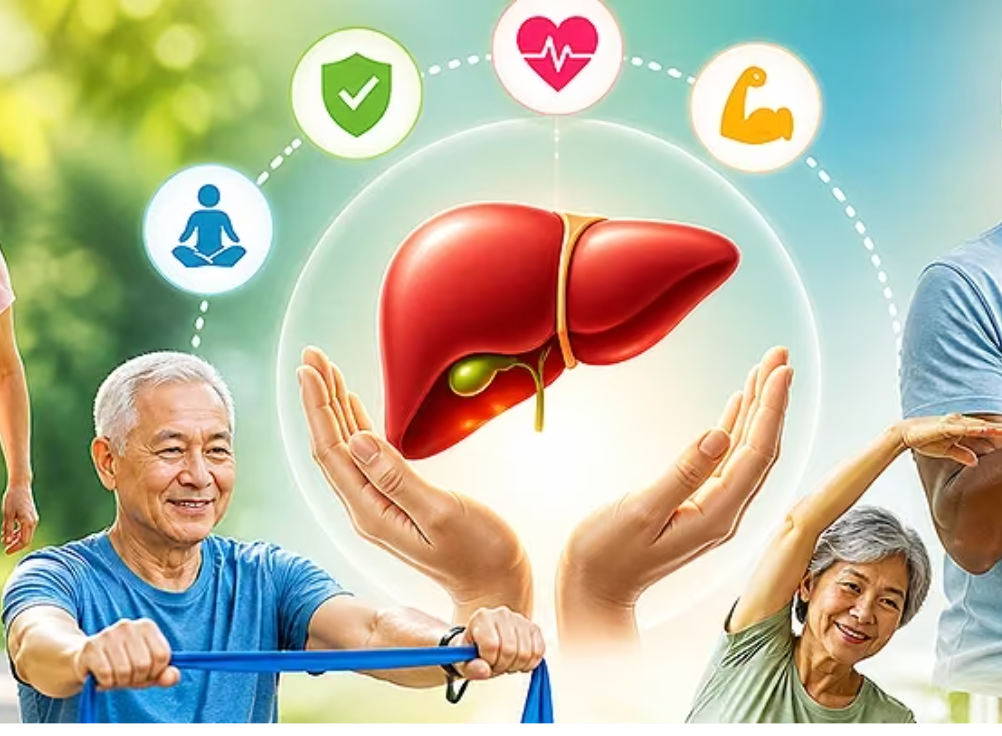 Brisk walking and physical activity for liver health