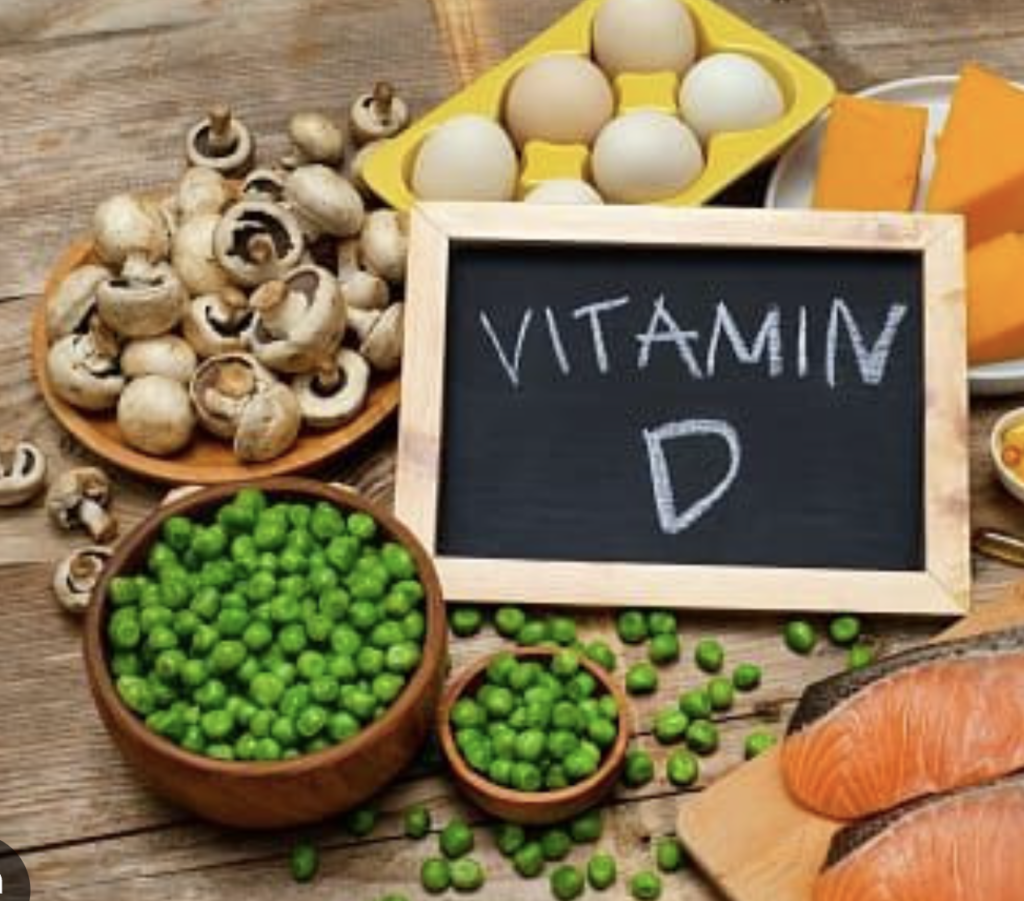 Korean ginseng root with vitamin D and healthy lifestyle elements